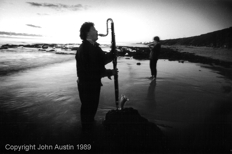 Lindsay Vickery composer Perth 1989 - © John Austin