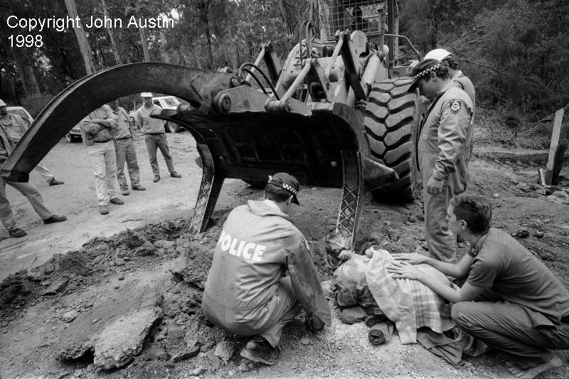 Forest Protest Pennys Dragon Wattle Forest 1998 - © John Austin